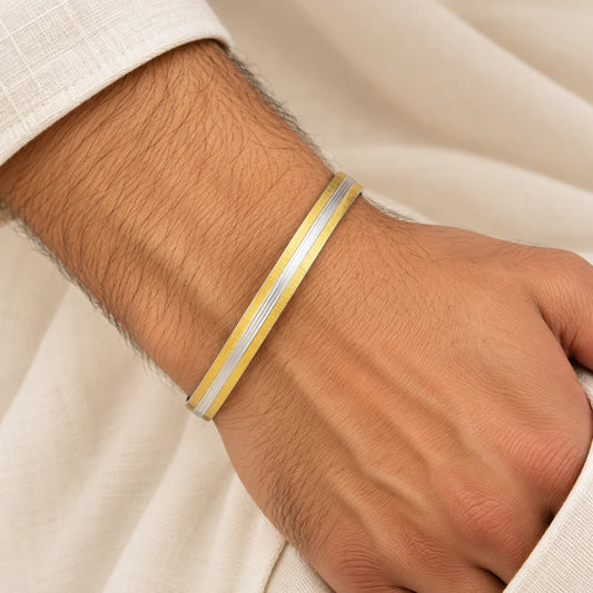 Classic Silver Kada for Boys – Timeless Men's Accessory