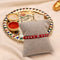 Divine Swastika Silver Rakhi Thread