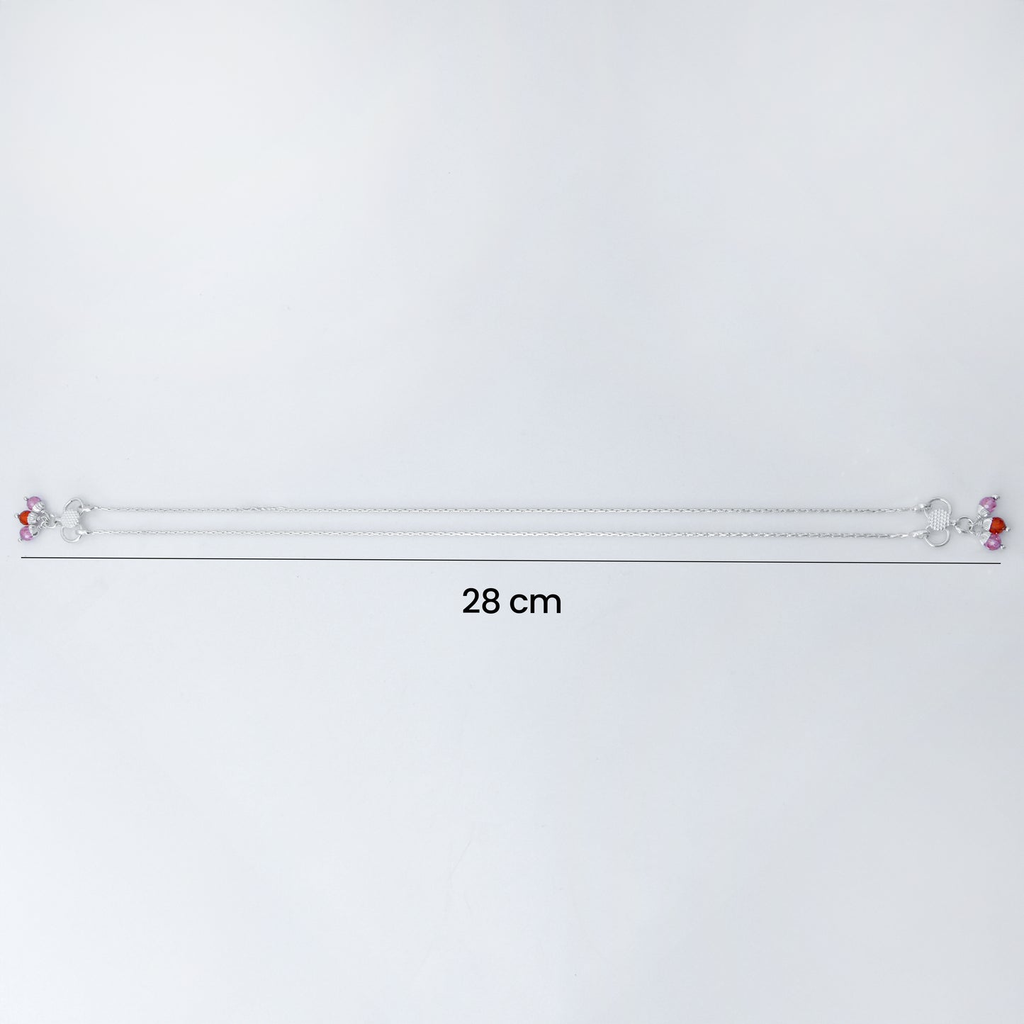 Elegant Premium Silver Anklet for Comfortable All-Day Wear