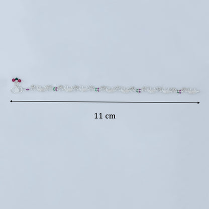 Elephant Motif Silver Payal Set Traditional Charm