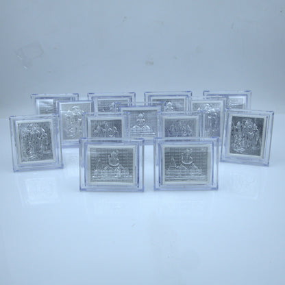 Shri Ram Darbar Silver Frame