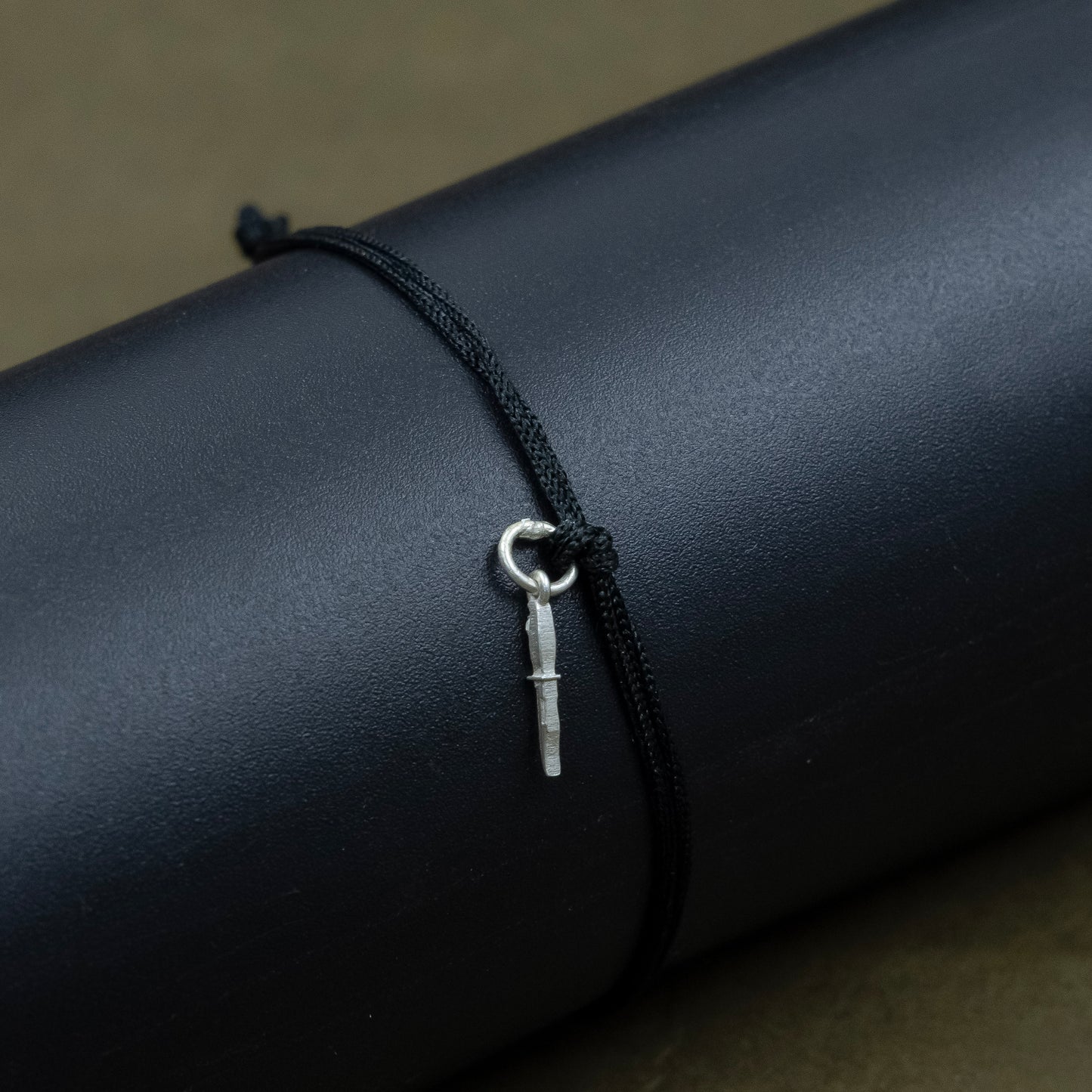 Matching Thread Bracelets with Silver Knife(chaku) Locket Perfect Boy and Girl Combo.