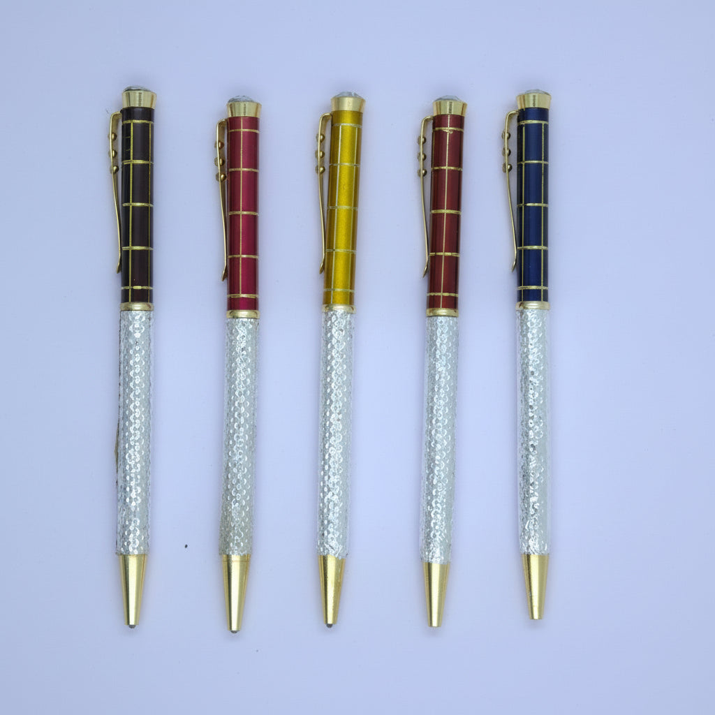 Silver Charm Diamond Pen (2 pcs Combo)