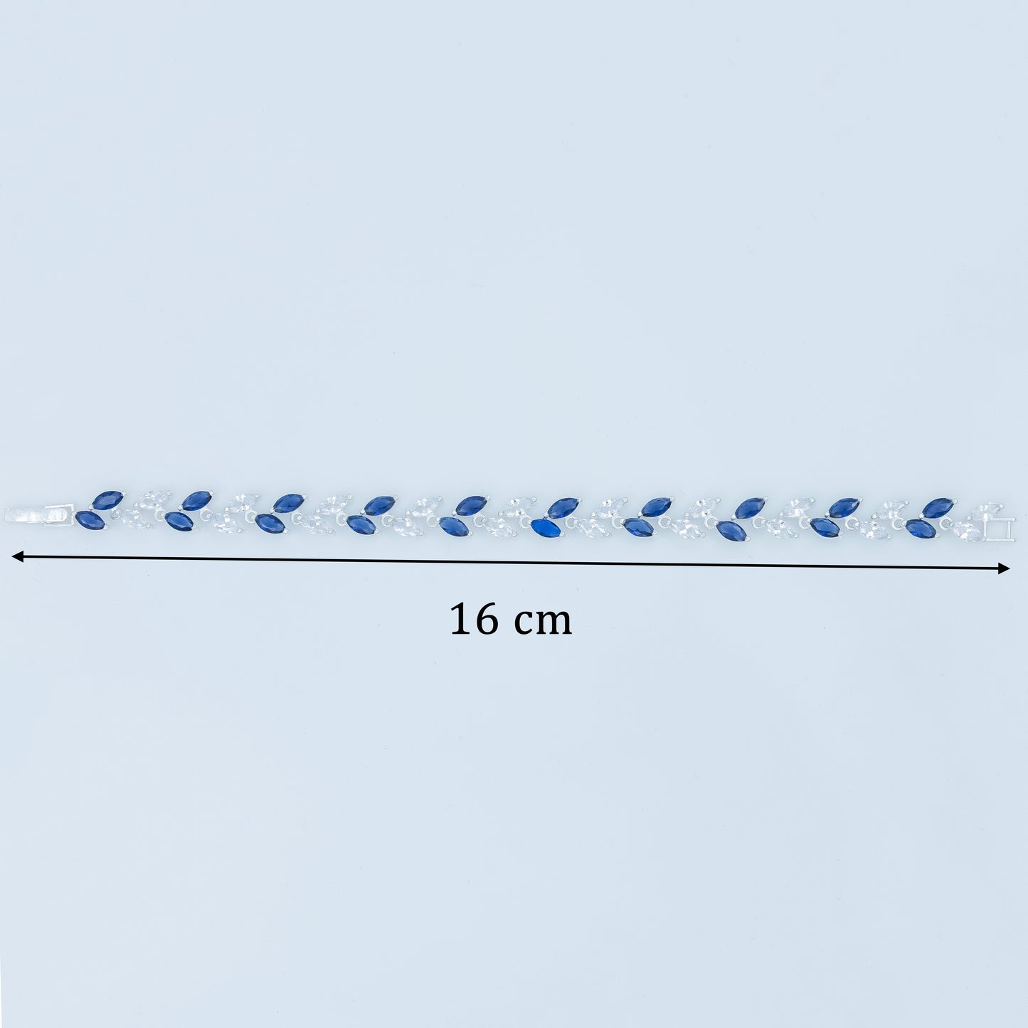 Three Colour Pattern Silver Bracelet (Any Color One Pcs)