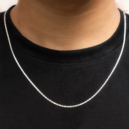 Lightweight Sterling Silver Everyday Chain