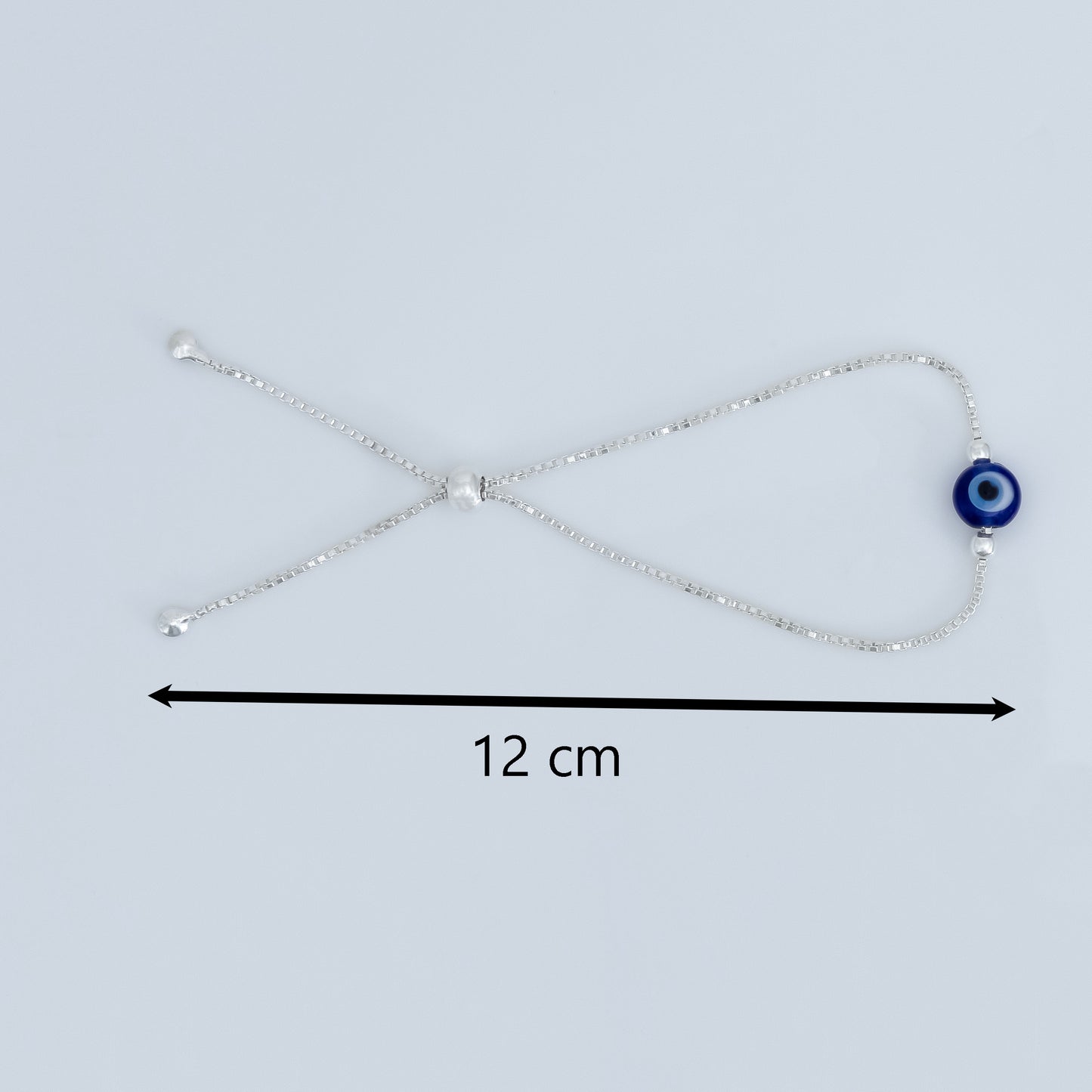 Couple Evil Eye Bracelet Combo Silver Protection & Love Gift