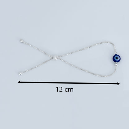 Couple Evil Eye Bracelet Combo Silver Protection & Love Gift