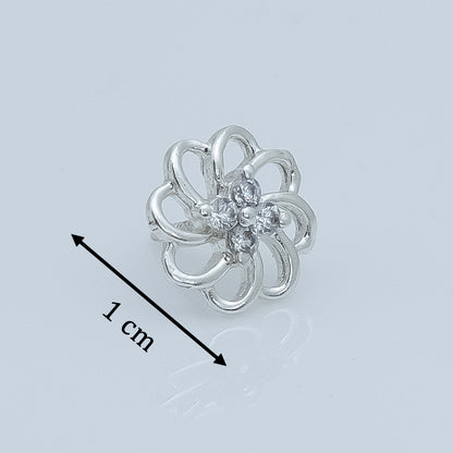 Sterling Silver Blossom Earring