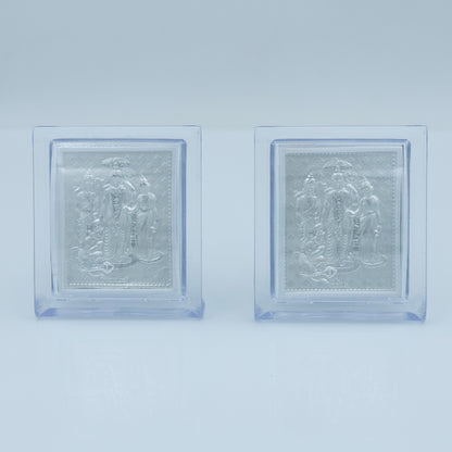 Shri Ram Darbar Silver Frame