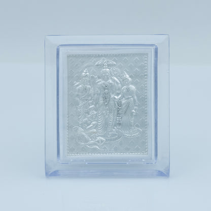 Shri Ram Darbar Silver Frame