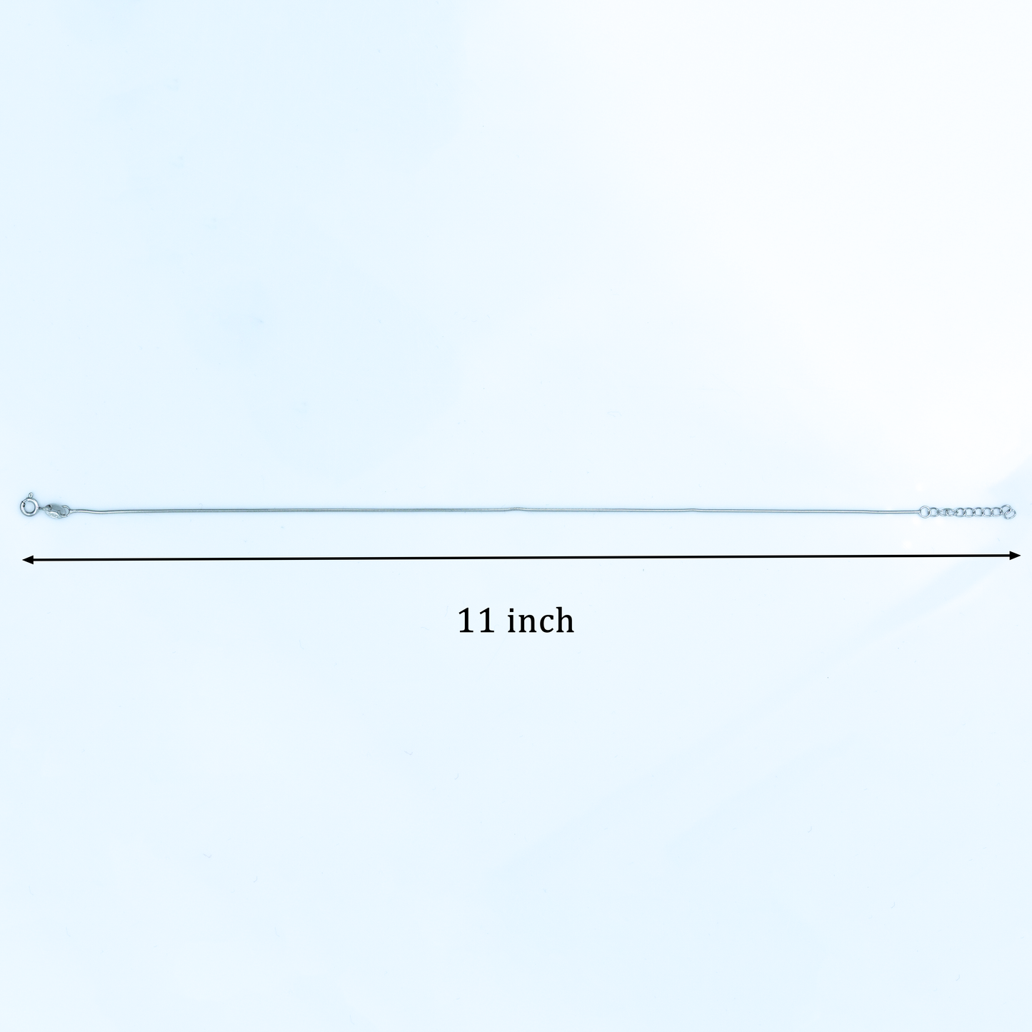 Plain Silver Anklet Minimal Everyday Wear