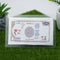 999 Pure Silver Plated 2 Rupees Currency Note
