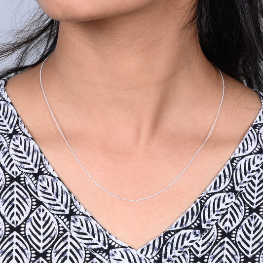 Premium Sterling Silver Chain – Versatile, Timeless Jewellery for Every Occasion.