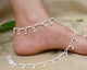 Silver Gorgeous Fasten Beads Anklet