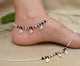 Silver "Divine Soul of Love" Designer Cupid Charms Beaded Payal