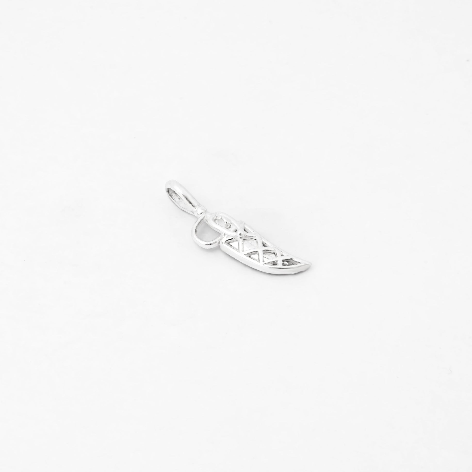 Stylish matching silver knife bracelets for boys and girls.