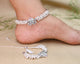 Silver Colorful Doli Design Anklet for Girls