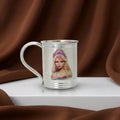 Delightful Silver Mug with Colorful Princess Print