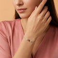 Divine Pearl Rudra Grace Silver Bracelet