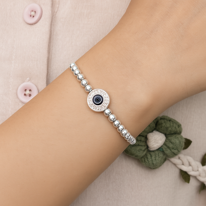 Modern Adjustable Evil Eye Bracelet for Women