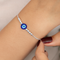 Good Luck Evil Eye Adjustable Bead Bracelet