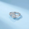 Discover the 925 Sterling Silver Twist Pavé Solitaire Ring featuring a brilliant solitaire stone and elegant pavé detailing. Perfect for engagements and gifting.