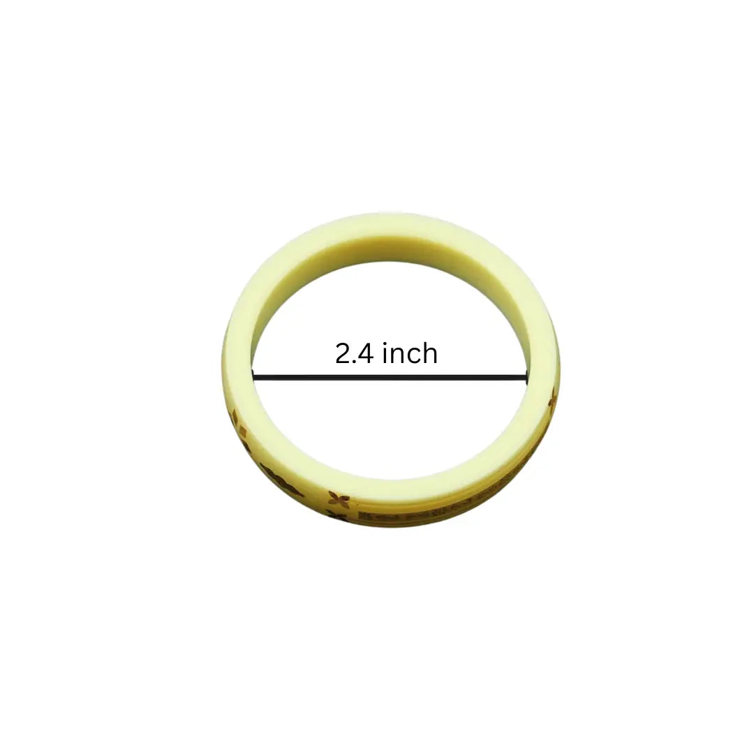 Elegant Bangles Set with Gold Floral Engraving – Traditional Designer Kada Set for Women