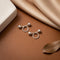 Elegant Minimalist Double Spiral Silver Earrings
