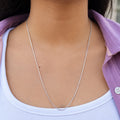 Elegant Silver Chain Necklace for Women
