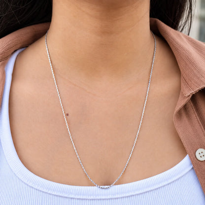 Elegant Silver Chain Necklace for Women