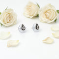Elegant Silver Pearl Drops Earring