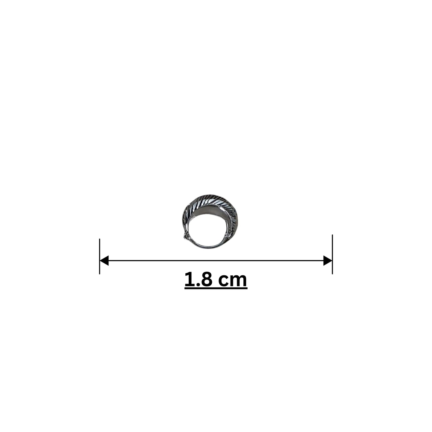 Everyday Wear 925 Silver Oval Hoops