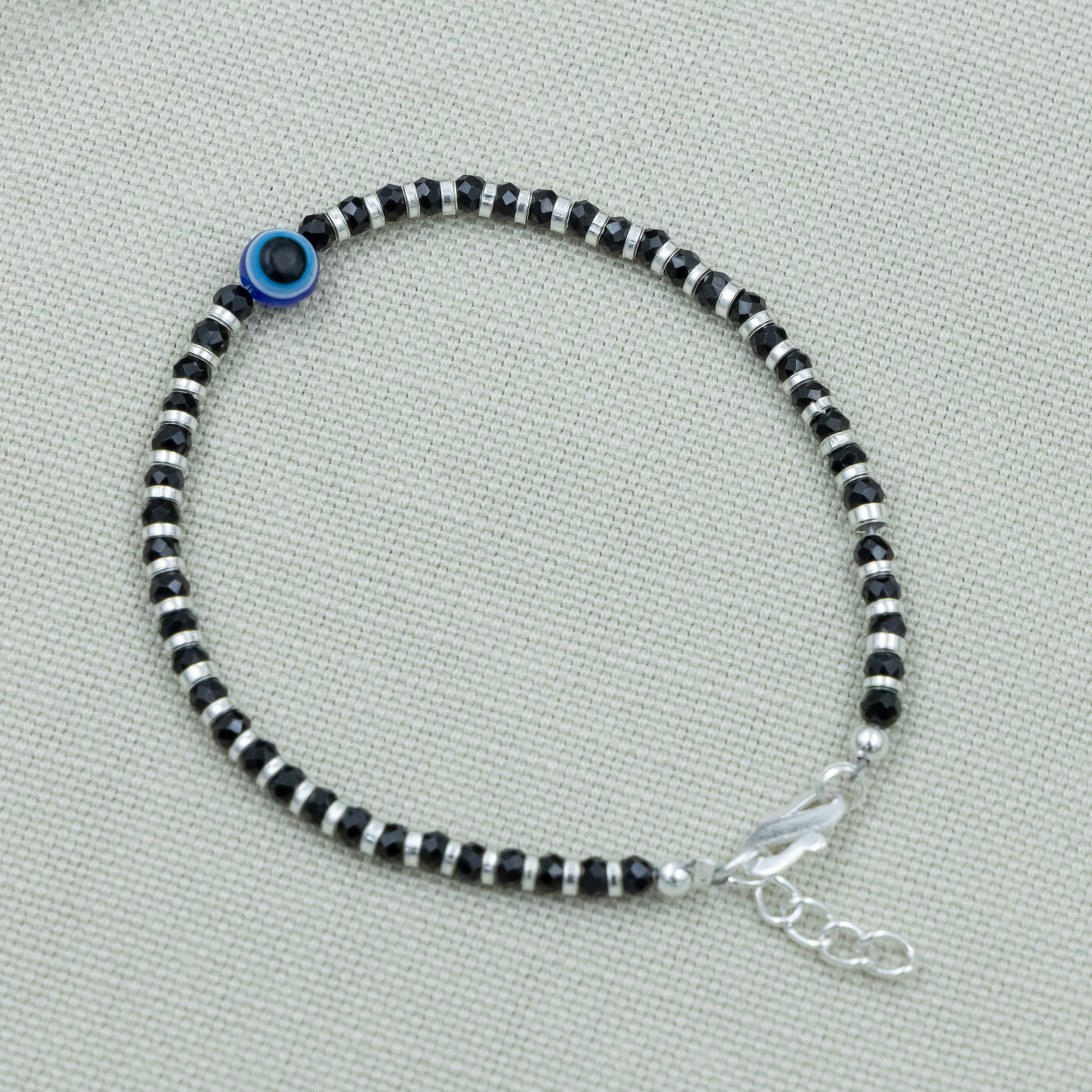 Evil Eye Protection Black Bead Bracelet Nazar Suraksha