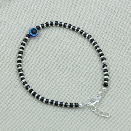 Evil Eye Protection Black Bead Bracelet Nazar Suraksha