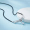 Exquisite Floral Design Silver Mangalsutra with White Gemstone