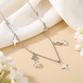 Fashionable Star Charms Sterling Silver Necklace for Women