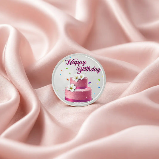 Fine Silver 10 Gm Coin For Birthday