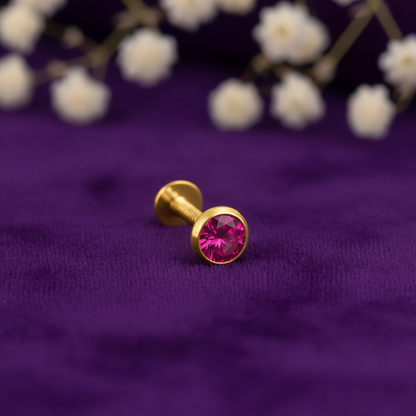 Trendy Silver Stud Nose Pins