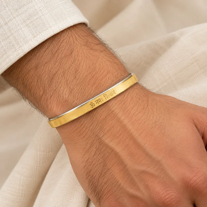 Handcrafted Silver Kada for Boys – Bold & Elegant Design