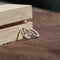 Handcrafted Twisted Silver Hoop Earrings