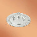 Handmade Silver Pooja Thali Set For Worship