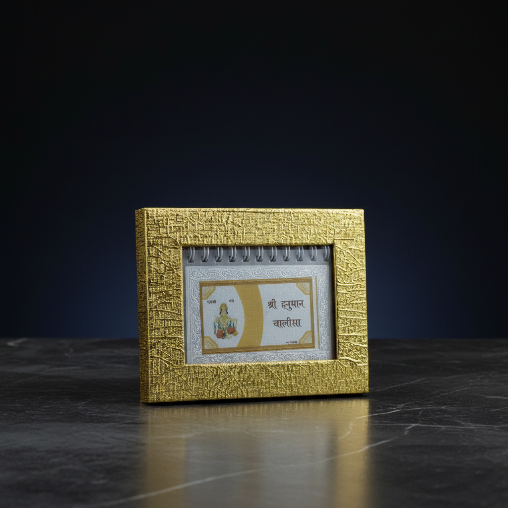 Hanuman Chalisa Silver Plated Spiritual Home