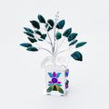 Beautiful Silver Tulsi Plant, Sacred Symbol of Purity and Devotion.