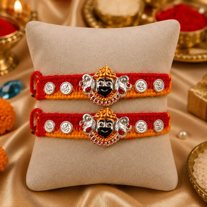 Khatu Shyam Ji Rakhi Designer Ganesh Coin Rakhi