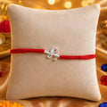 Krishna Flute Silver Rakhi for Brother