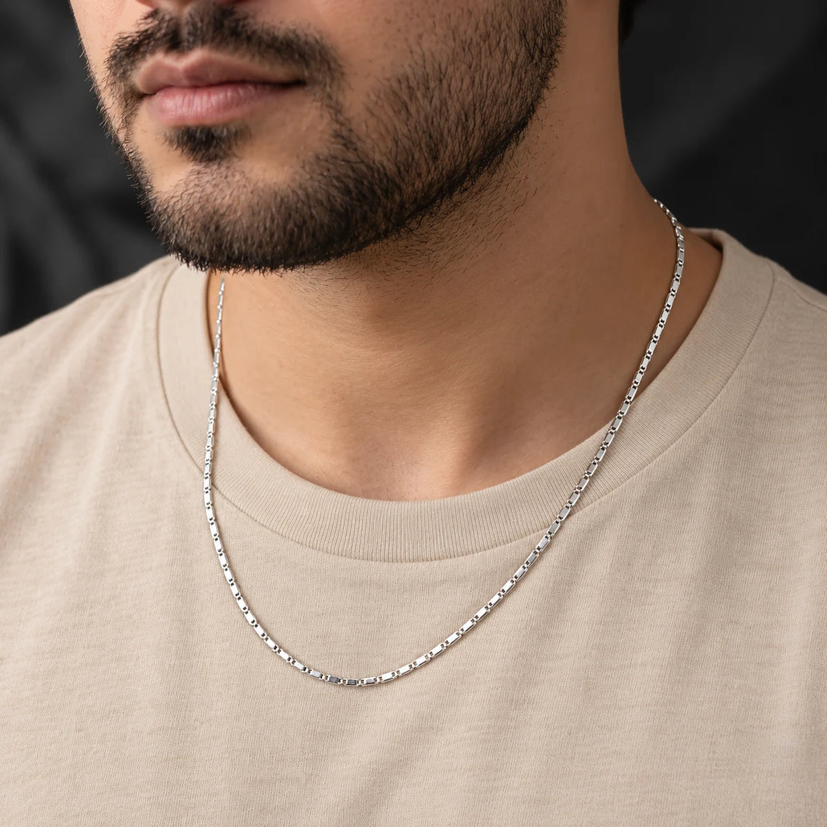 Lightweight Sterling Silver Everyday Chain for Boys and Girls
