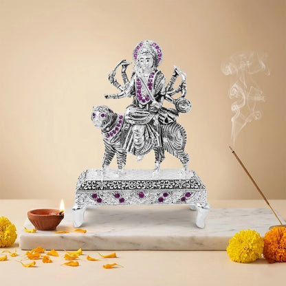 Maa Durga Silver Murti For Pooja and Gifting