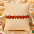 Mahadev Blessings Rudraksh Silver Rakhi