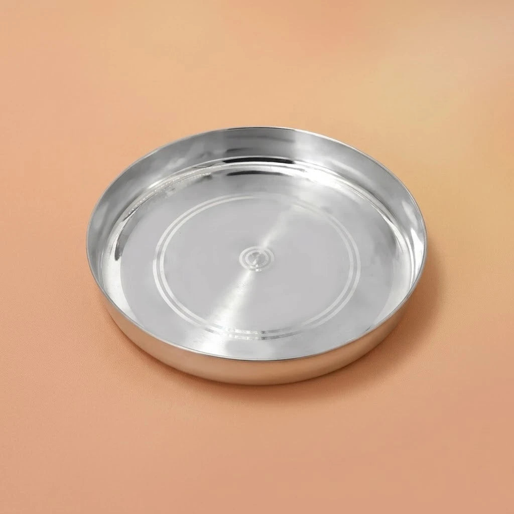 Make Every Meal Special with Our Beautiful Silver Dinner Plate