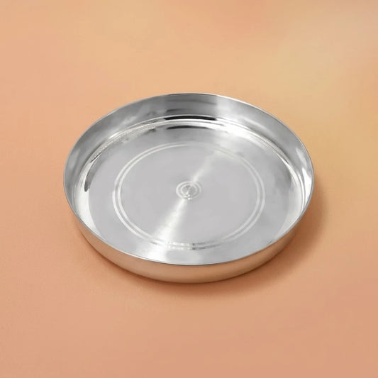 Make Every Meal Special with Our Beautiful Silver Dinner Plate